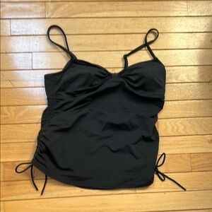 Black Women's Tankini Swim Top
